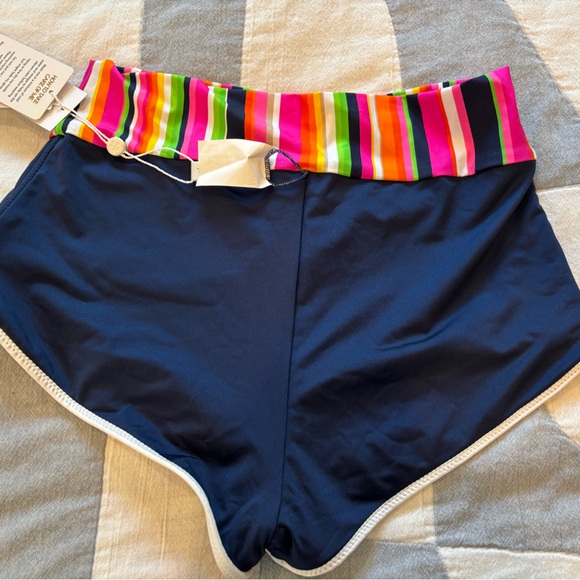 NEW Trina Turk striped boy shorts bikini 8 - Picture 5 of 7
